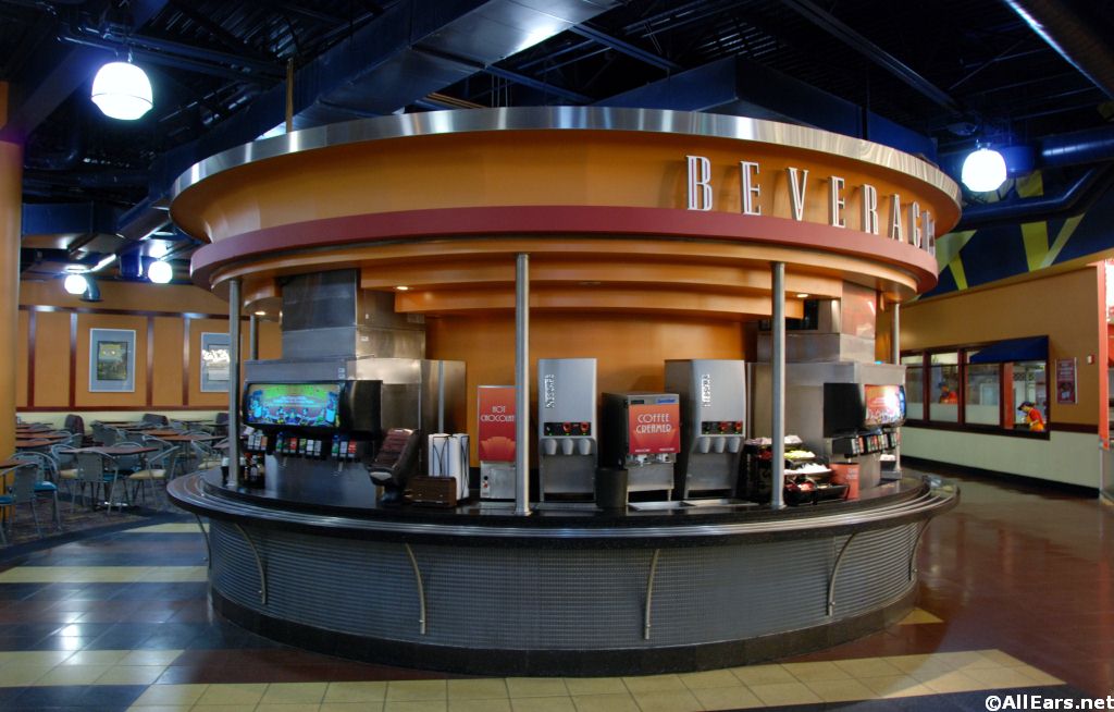 Interior Pictures of World Premiere Food Court in Disney World