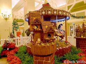 Disney's Beach Club Gingerbread Carousel