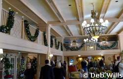 Disney's Yacht Club Resort Holiday Decorations