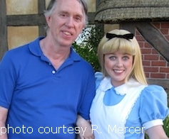 Richard Mercer with Alice