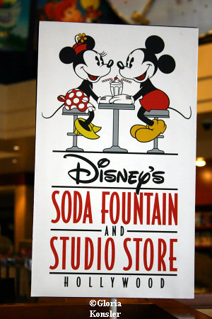 Disney Soda Fountain Shop Sign