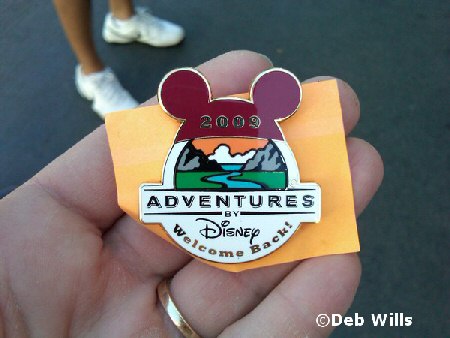 pin for repeat Adventures by Disney participants