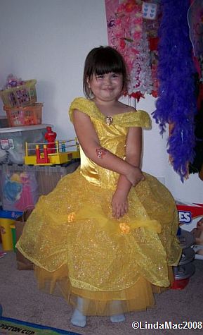 MJ dressed as Belle