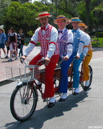 Barbershop Quartet in Disneyland