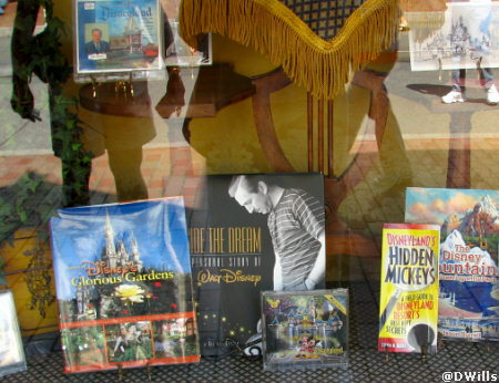 Steve's Hidden Mickey book on Main Street in Disneyland