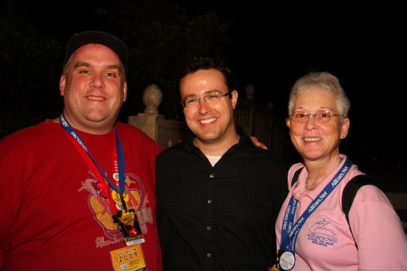Brian Thompson, Justin Muchoney (former Disney Chief Magical Official) and Deb