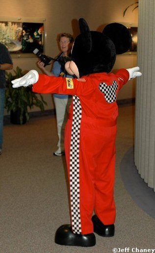 Race Car Driver Mickey Mouse 