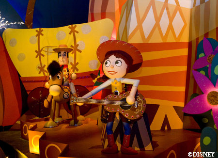 Disneyland's it's a small world Woody 