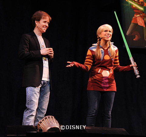 James Arnold Taylor and Ashley Eckstein