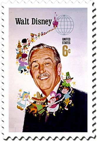1968 Walt Disney Commemorative Stamp