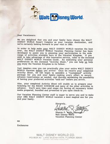 1981 Letter