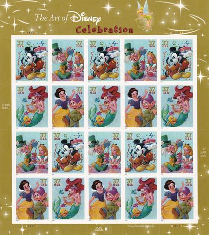 2005 The Art Of Disney Celebration Sheet