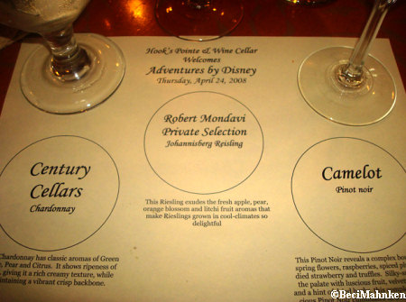 Wine Tasting at Disneyland