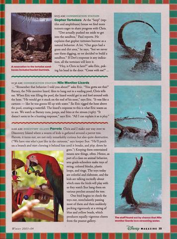 Disney Magazine Winter 2003-04 pg 39