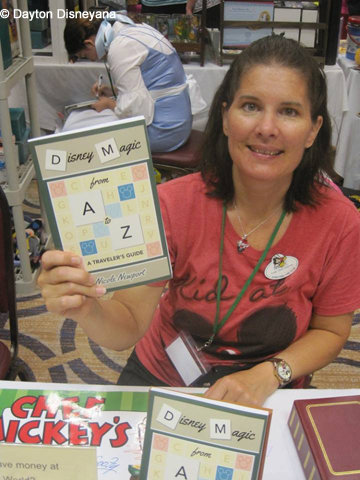 Nicole Newport with her book