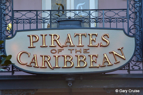 Pirates entry sign