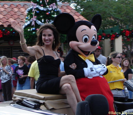 Susan Lucci and Mickey Mouse