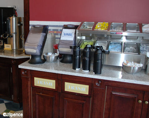 Condiment and Fountain Drinks