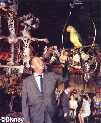 Walt and Jose in the Tiki Room