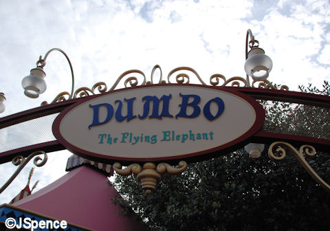 Dumbo Entrance Sign