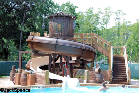 Fort Wilderness Swimming Pool Slide