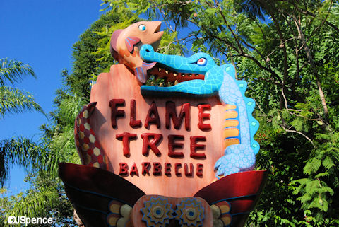 Flame Tree Sign