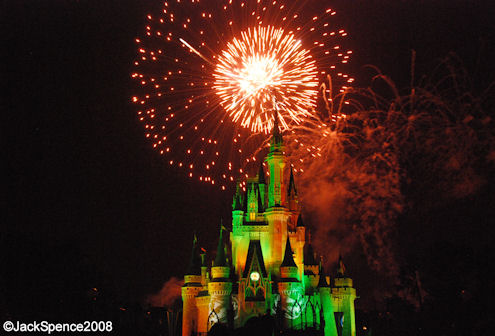Mickey's Not So Scary Halloween Party Happy HalloWishes Fireworks