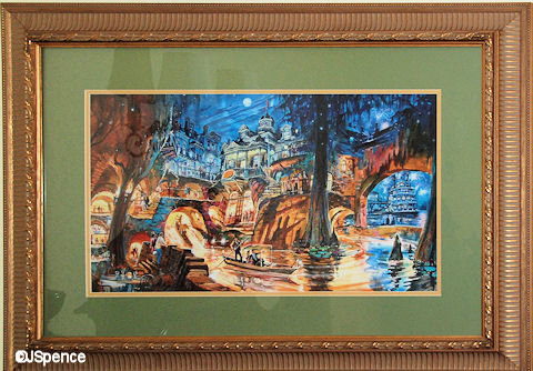 Artist concept drawing of Pirates of the Caribbean 