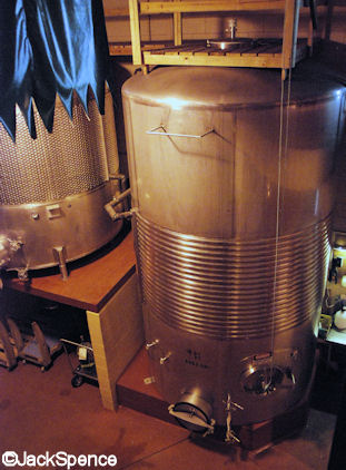 Barrel Room and Stainless Steel Tanks