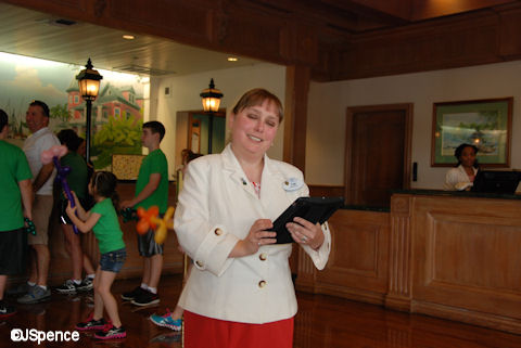 Cast Member Assisted Check-in
