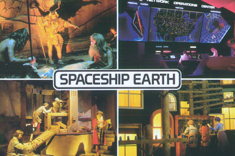 Spaceship Earth Postcard