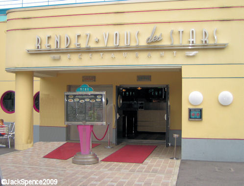 Walt Disney Studios Park Paris Production Courtyard Rendez-Vous des Stars Restaurant