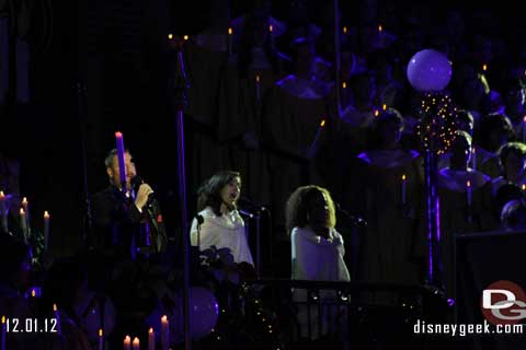 Disneyland Candlelight Processional - 12/01/12