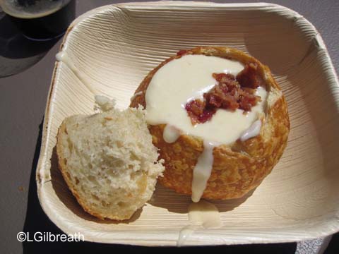DCA Food and Wine Festival White Cheddar Ale and Bacon Soup