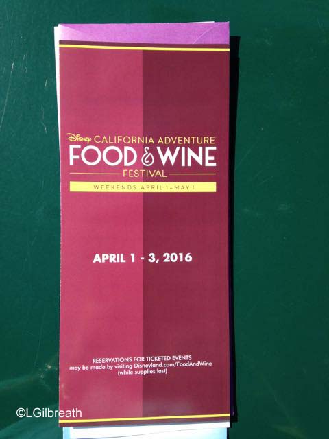 DCA Food and Wine Festival Map