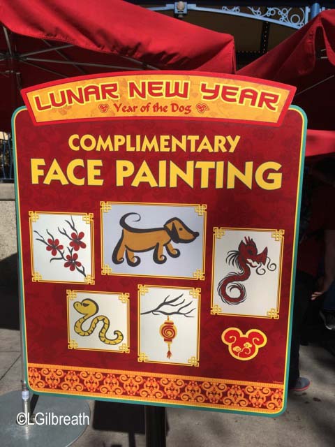 Lunar New Year 2018 face painting