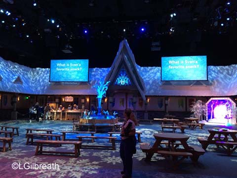 Frozen Pre-show interior