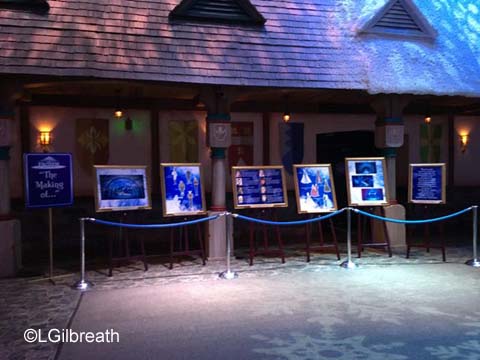 Frozen Pre-show display