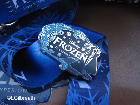 Frozen Pre-show pin