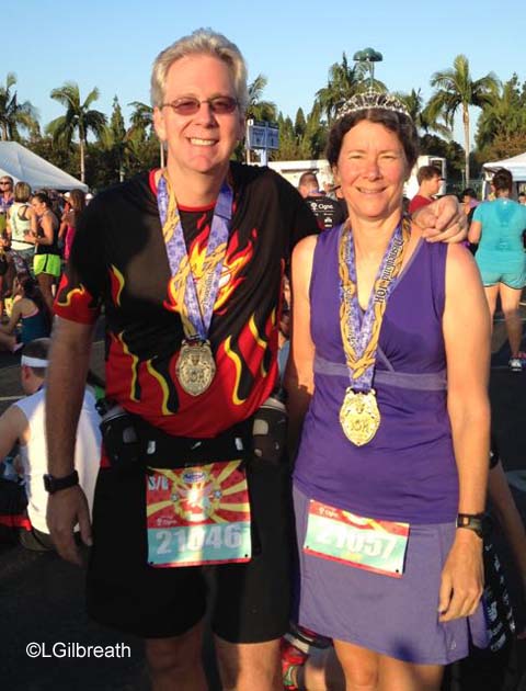 Disneyland 10K finishers