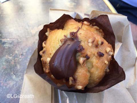 Disneyland Paris Chocolate Nutella muffin