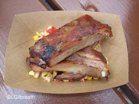 Smokehouse Smoked Pork Ribs with Roasted Corn Salad