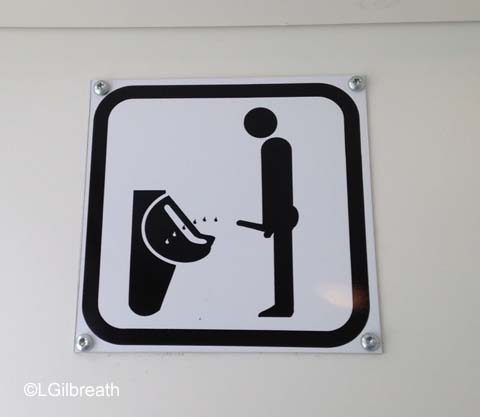 Restroom sign, Norway