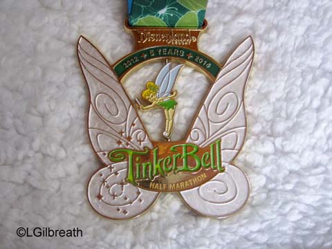 2016 Tinker Bell Half Marathon medal