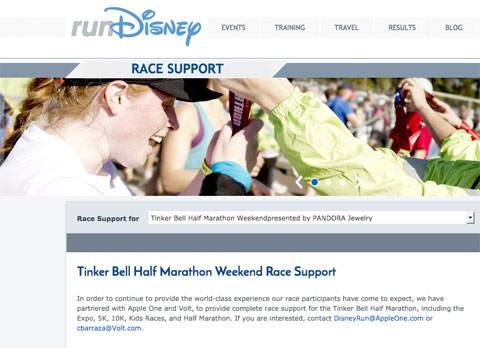 Tinker Bell Race Support