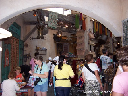 Shopping inside the bazaar