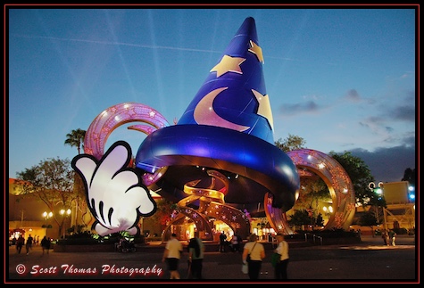 Sorcerer Mickey Hat in Disney's Hollywood Studios, Walt Disney World, Orlando, Florida