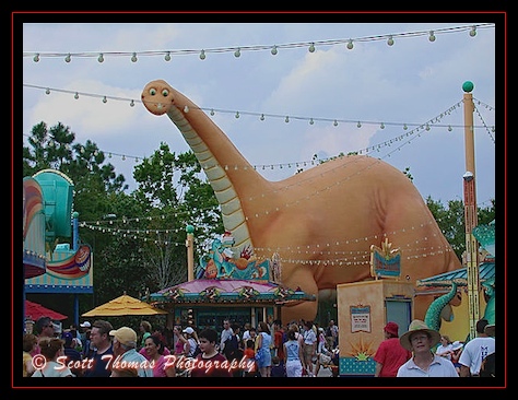 Dinoland USA in Disney's Animal Kingdom, Walt Disney World, Orlando, Florida