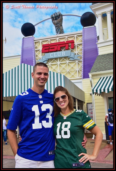 Front entrance to the ESPN Club restaurant near Disney's Boardwalk Resort, Walt Disney World, Orlando, Florida