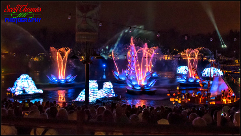 Rivers of Light show at Disney's Animal Kingdom, Walt Disney World, Orlando, Florida
